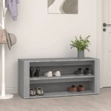  Betonszürke szerelt fa cipőtartó 100x35x45 cm bútor