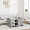  betonszürke szerelt fa dohányzóasztal 80 x 50 x 50 cm