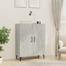  Betonszürke szerelt fa tálalószekrény 70 x 34 x 90 cm bútor