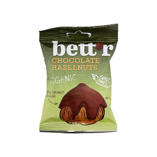 Bettr Bettr bio vegán gluténmentes csokival bevont törökmogyoró 40 g mag