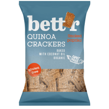  Bettr bio vegán gluténmentes quinoa kréker füstölt paprika 100 g reform élelmiszer