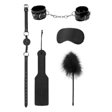  Bevezető Bondage Kit 4 - Fekete bilincs, kötöző