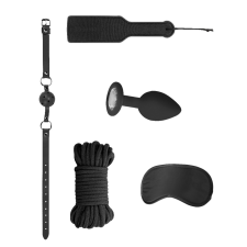  Bevezető Bondage Kit 5 - Fekete bilincs, kötöző