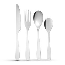 bewello Evőeszköz készlet - matt ezüst - 16 részes GLO-BW1022B konyhai eszköz