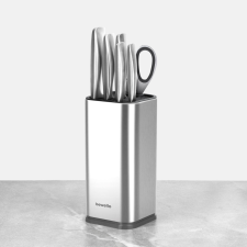 bewello Kés készlet tartóval - 7 részes - rozsdamentes acél konyhai eszköz