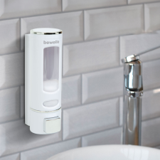 bewello Szappanadagoló - kézzel működtethető - 400 ml - fali - fehér fürdőszoba kiegészítő