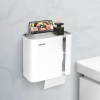 bewello WC-papír tartó szekrény - fehér - 248 x 130 x 230 mm (BW3005)
