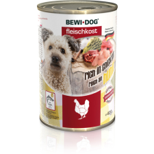 Bewi-Dog színtyúkhúsban gazdag konzerves eledel (6 x 400 g) 2.4 kg kutyaeledel