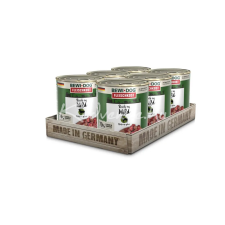 Bewital Bewi-Dog Színhús vadban gazdag konzerv 6x800g kutyaeledel