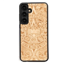 Bewood Aztec Calendar Aniegre tok Samsung Galaxy S24 Plus - barna tok és táska