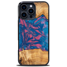 Bewood Neons Vegas tok iPhone 16 Pro Max - barna-kék tok és táska