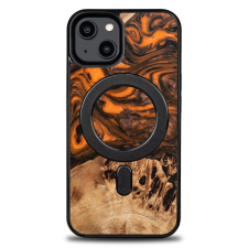 Bewood Orange MagSafe-kompatibilis tok iPhone 15 - barna-narancssárga tok és táska