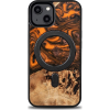 Bewood Orange Magsafe-Kompatibilis Tok iPhone 15 Plus - Barna-Narancssárga (5907511793047)