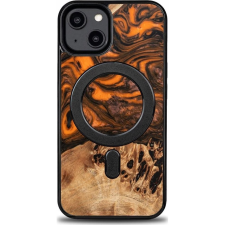 Bewood Orange Magsafe-Kompatibilis Tok iPhone 15 Plus - Barna-Narancssárga (5907511793047) tok és táska