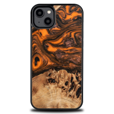 Bewood Orange tok iPhone 15 Plus - barna-narancssárga tok és táska