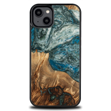 Bewood Planets Earth tok iPhone 15 Plus - barna-kék tok és táska