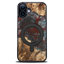Bewood Planets Pluto MagSafe-kompatibilis tok iPhone 16 Plus - barna-szürke tok és táska