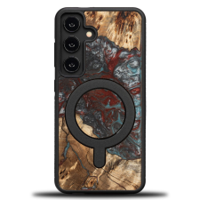 Bewood Planets Pluto MagSafe-kompatibilis tok Samsung Galaxy A55 5G - barna-szürke tok és táska