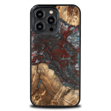 Bewood Planets Pluto tok iPhone 15 Pro Max - barna-szürke tok és táska
