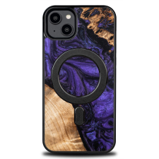 Bewood Violet MagSafe-kompatibilis tok iPhone 15 Plus - barna-lila tok és táska