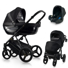 Bexa Glamour 3in1 multifunkciós babakocsi - Black + K2 Kite babakocsi