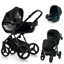 Bexa Glamour 3in1 multifunkciós babakocsi - Bright black + K2 Kite babakocsi