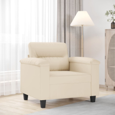  Bézs mikroszálas szövet kanapéfotel 60 cm bútor