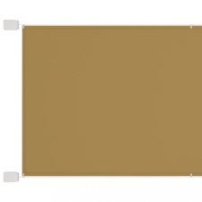  Bézs oxford-szövet függőleges napellenző 60 x 1200 cm kerti bútor