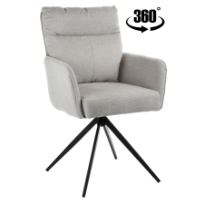  Bézs színű szövettel kárpitozott ELDO forgószék bútor