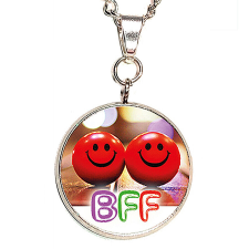 BFF biliárdgolyó – medál lánccal vagy kulcstartóval medál