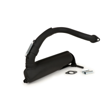 BGM Pro Kipufogó BGM PRO Banana TOURING Vespa PV125, ET3 125 Fekete egyéb motorkerékpár alkatrész