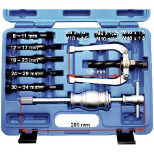 BGS Csapágylehúzó készlet csúszókalapáccsal, belső 08-34 mm - ipari - BGS (BGS-7710) autójavító eszköz