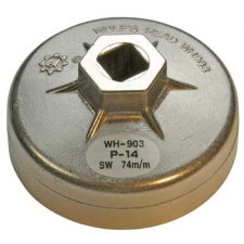 BGS Olajszűrő leszedő dugókulcsok, alumínium fröccsöntött, 74mm autójavító eszköz