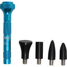 BGS Technic Alumínium horpadáseltávolító toll (kiütőszerszám), cserélhető fejekkel, 100 mm (BGS 9155) karosszéria javító elem