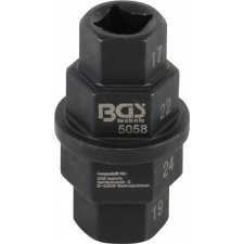 BGS Technic Dugókulcs motorbiciklihez 17-24mm, 3/8" (BGS 5058) dugókulcs