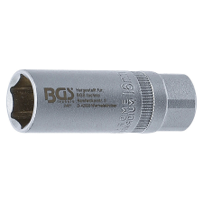 BGS Technic Gyújtógyertya kulcs, hatszögletű, 1/2&quot;, 16 mm, hossz: 65 mm (BGS-2401) autójavító eszköz