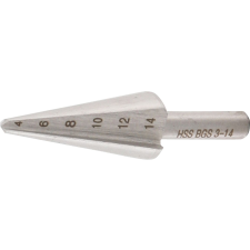 BGS Technic Kúpos fúró, HSS, 3-14mm (BGS 1620) barkácsolás, csiszolás, rögzítés