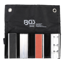 BGS Technic Mágneses védőpofa készlet satuhoz, alumínium, 100 mm, 8 darabos (BGS-8442) satu