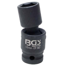 BGS Univerzális csuklós levegős dugókulcs  1/2"    16mm dugókulcs