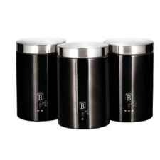  BH-6296 BLACK SILVE TÁROLÓSZETT 3R edény