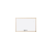 BI-OFFICE Fakeretes mágnestábla 40x60cm - Fehér (P8110-0141)