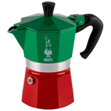 Bialetti 0005322 manuális kávéfőző Mokkafőző 0,13 L Zöld, Vörös kávéfőző