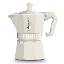 Bialetti 9059 Moka Exclusive 3 személyes Kotyogós kávéfőző - Krém (9059 MOKA EXCLUSIVE) kávéfőző