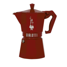 Bialetti Moka Exclusive 6 személyes kávéfőző piros (9056) kávéfőző