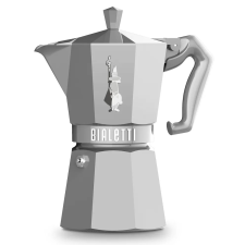 Bialetti - Moka Exclusive - hagyományos kávéfőző - 6 adagos - ezüst kávéfőző