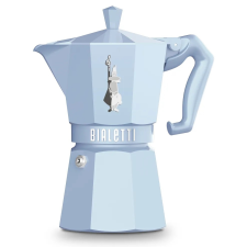 Bialetti - Moka Exclusive - hagyományos kávéfőző - 6 adagos - kék kávéfőző
