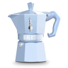 Bialetti - Moka Exclusive paszetll - hagyományos kávéfőző - 3 adagos - kék