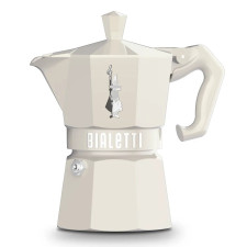 Bialetti - Moka Exclusive paszetll - hagyományos kávéfőző - 3 adagos - krém kávéfőző