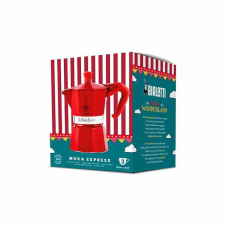 Bialetti Moka Express 3TZ Winter Wonderland Kotyogós Kávéfőző - Piros (0001006) kávéfőző