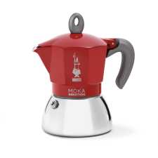 Bialetti New Moka Induction, piros, 4 személyes (990006944) kávéfőző